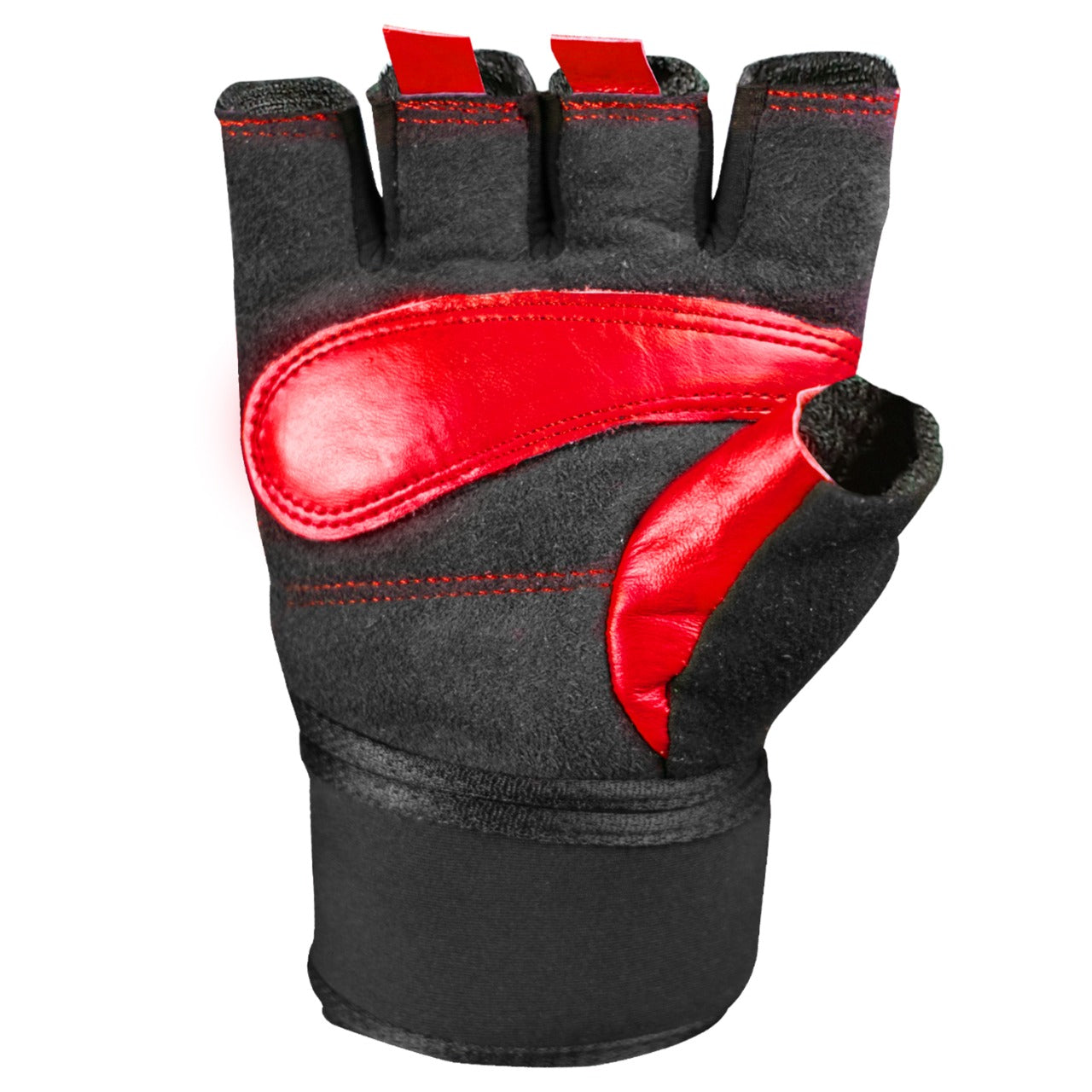 AG Fitness Real Leather Weight Lifting Gloves Gym Training Body Building Gloves S-XXL