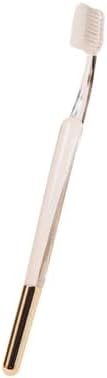 TRASK The Better Brush - Luxury Soft Bristle Dentist Designed Manual Toothbrush for Adults, Murano with Gold