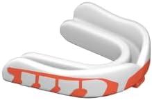 Velocity Champion Junior Mouthguard, 1 Pack, Orange & White Orange Flavor - for Ages 5 to 10 - Ideal for Lacrosse, Football, Hockey, Basketball, Soccer, Boxing, Martial Arts, Field Hockey, and More