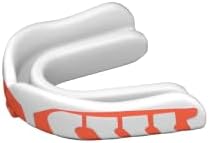 Velocity Champion Junior Mouthguard, 2 Pack, Orange & White - for Ages 5 to 10 - Ideal for Lacrosse, Football, Hockey, Basketball, Soccer, Boxing, Martial Arts, Field Hockey, and More
