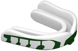 Velocity Champion Youth Mouthguard, 2 Pack, Green & White - for Ages 11 to 18 - Ideal for Lacrosse, Football, Hockey, Basketball, Soccer, Boxing, Martial Arts, Field Hockey, and More