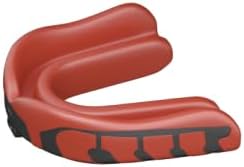 Velocity Champion Youth Mouthguard, 2 Pack, Black & Red - for Ages 11 to 18 - Ideal for Lacrosse, Football, Hockey, Basketball, Soccer, Boxing, Martial Arts, Field Hockey, and More