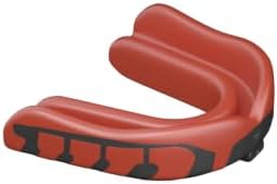 Velocity Champion Youth Mouthguard, 2 Pack, Black & Red - for Ages 11 to 18 - Ideal for Lacrosse, Football, Hockey, Basketball, Soccer, Boxing, Martial Arts, Field Hockey, and More