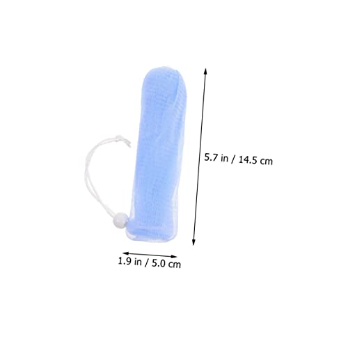 10-Pack Soap Foaming Pouch Exfoliating Mesh Soap Net for Bath Shower Drawstring Saver Bags Suitable for Skin Types for Daily Use Random Color
