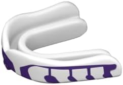 Velocity Champion Youth Mouthguard, 1 Pack, Purple & White - for Ages 11 to 18 - Ideal for Lacrosse, Football, Hockey, Basketball, Soccer, Boxing, Martial Arts, Field Hockey, and More