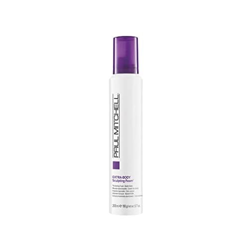 Paul Mitchell Extra-Body Sculpting Foam, Adds Fullness, Touchable Finish, For Fine Hair