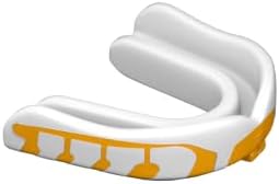 Velocity Champion Youth Mouthguard, 2 Pack, Yellow & White - for Ages 11 to 18 - Ideal for Lacrosse, Football, Hockey, Basketball, Soccer, Boxing, Martial Arts, Field Hockey, and More