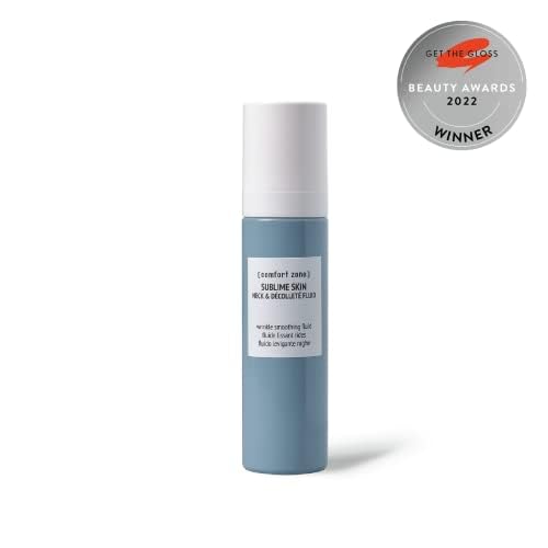 [ comfort zone ] Sublime Skin Neck & Decollete Fluid, Neck & Chest Firming Cream, Lightweight & Fast Absorbing, Ideal For Mature And Dry Skin, 2.02 Fl. Oz.