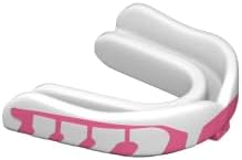 Velocity Champion Junior Mouthguard, 1 Pack, Pink & White - for Ages 5 to 10 - Ideal for Lacrosse, Football, Hockey, Basketball, Soccer, Boxing, Martial Arts, Field Hockey, and More