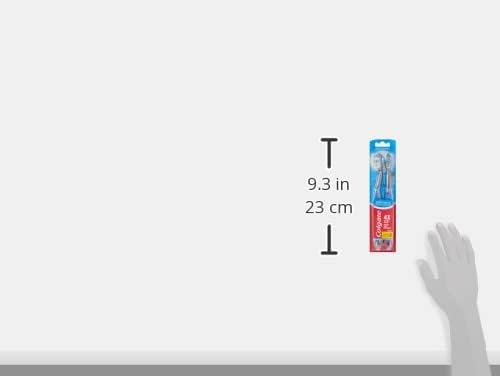Colgate 360 Vibrate Deep Clean Battery Operated Toothbrush Pack, Disposable Electric Toothbrush with 1 AAA Battery Included, Whole Mouth Clean, 24 Pack