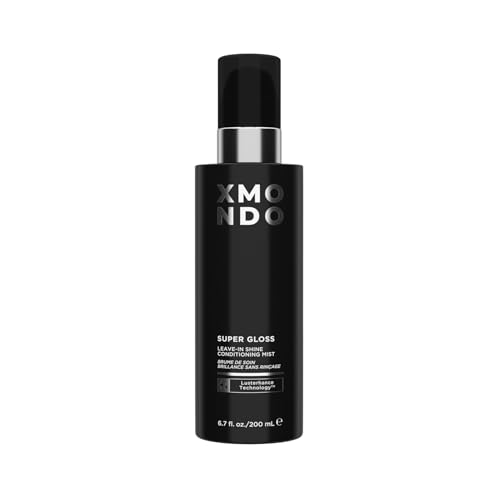 XMONDO Hair Super Gloss Leave-In Conditioning Mist ? Weightless Shine, Frizz-Free Finish | Hydrates + Protects from Heat & UV