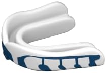 Velocity Champion Junior Mouthguard, 1 Pack, Royal & White - for Ages 5 to 10 - Ideal for Lacrosse, Football, Hockey, Basketball, Soccer, Boxing, Martial Arts, Field Hockey, and More