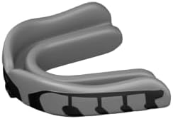 Velocity Champion Youth Mouthguard, 2 Pack, Black & Silver - for Ages 11 to 18 - Ideal for Lacrosse, Football, Hockey, Basketball, Soccer, Boxing, Martial Arts, Field Hockey, and More