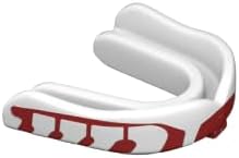 Velocity Champion Junior Mouthguard, 2 Pack, Red & White - for Ages 5 to 10 - Ideal for Lacrosse, Football, Hockey, Basketball, Soccer, Boxing, Martial Arts, Field Hockey, and More