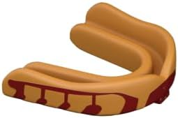 Velocity Champion Youth Mouthguard, 1 Pack, Maroon & Yellow - for Ages 11 to 18 - Ideal for Lacrosse, Football, Hockey, Basketball, Soccer, Boxing, Martial Arts, Field Hockey, and More
