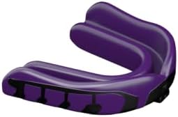Velocity Champion Youth Mouthguard, 1 Pack, Black & Purple - for Ages 11 to 18 - Ideal for Lacrosse, Football, Hockey, Basketball, Soccer, Boxing, Martial Arts, Field Hockey, and More