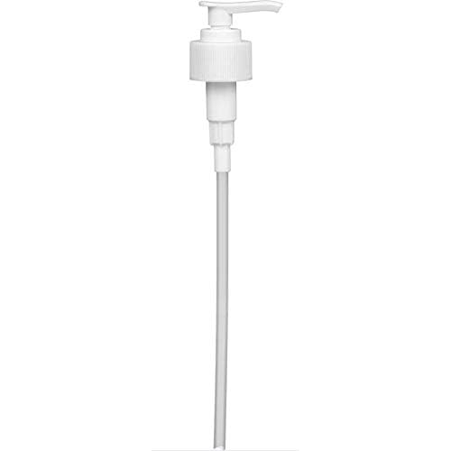 White Soap and Lotion Pump, Fits Most 32oz Castile Soap Bottles, 28/410 Neck, 5cc Dispensed Per Pump (2 Pack)