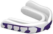 Velocity Champion Junior Mouthguard, 1 Pack, Purple & White - for Ages 5 to 10 - Ideal for Lacrosse, Football, Hockey, Basketball, Soccer, Boxing, Martial Arts, Field Hockey, and More