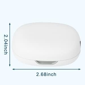 Toothbrush Holder, Toothbrush Cleaner Case, Portable USB Charging Toothbrush Cover with U V-C Light, Travel Toothbrush Holder