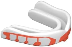 Velocity Champion Youth Mouthguard, 2 Pack, Orange & White - for Ages 11 to 18 - Ideal for Lacrosse, Football, Hockey, Basketball, Soccer, Boxing, Martial Arts, Field Hockey, and More