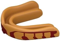 Velocity Champion Youth Mouthguard, 1 Pack, Maroon & Yellow - for Ages 11 to 18 - Ideal for Lacrosse, Football, Hockey, Basketball, Soccer, Boxing, Martial Arts, Field Hockey, and More