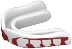 Velocity Champion Youth Mouthguard, 2 Pack, Red & White - for Ages 11 to 18 - Ideal for Lacrosse, Football, Hockey, Basketball, Soccer, Boxing, Martial Arts, Field Hockey, and More
