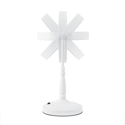 Zadro 9" Round LED Makeup Mirror with Lights and Magnification 5&10X/1X AA Battery Operated Swivel Lighted Makeup Mirror