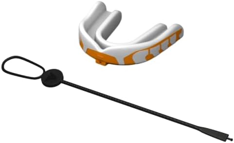 Velocity Champion Junior Mouthguard, 1 Pack, Yellow & White Lemonade - for Ages 5 to 10 - Ideal for Lacrosse, Football, Hockey, Basketball, Soccer, Boxing, Martial Arts, Field Hockey, and More