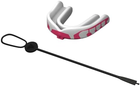 Velocity Champion Junior Mouthguard, 1 Pack, Pink & White Bubble Gum - for Ages 5 to 10 - Ideal for Lacrosse, Football, Hockey, Basketball, Soccer, Boxing, Martial Arts, Field Hockey, and More