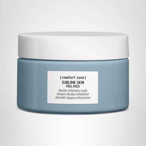 [ Comfort Zone ] Sublime Skin Peel Pads, Fragrance Free Double Exfoliation Pads To Smooth, Exfoliate And Brighten, 28 CT.