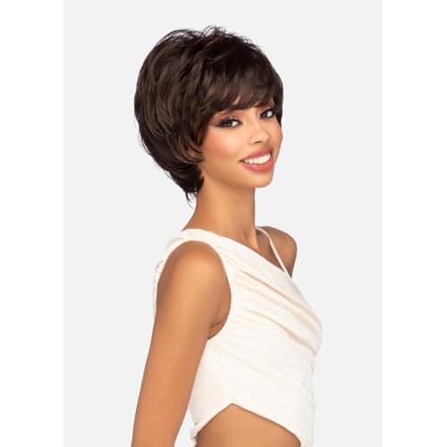 Vivica A. Fox HMB-JAI, Handmade & Hand-tied Wig, Supreme Human Hair Blend, Color FS4/30