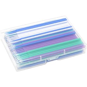 Zudksuy 200 Pcs Automotive Touch Up Paint Brushes,Disposable Micro Paint Chip Repair Applicators For Automotive Paint Detailing,