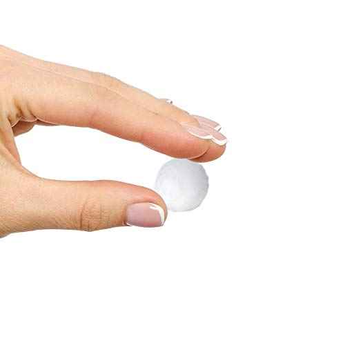 DecorRack 300 Small Cotton Balls for Make-Up, Nail Polish Removal, Pet Care, Applying Oil Lotion or Powder, Made from 100% Pure & Natural Cotton, Soft and Absorbent for Household Needs (300 Count)