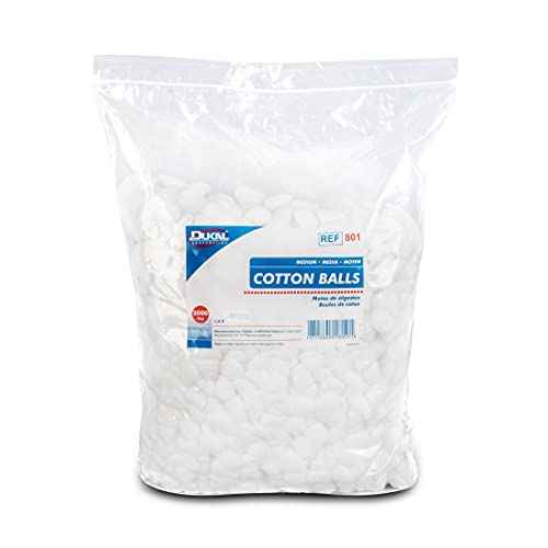 Dukal 801 Cotton Balls Medium, Non-Sterile, Pack of 2000