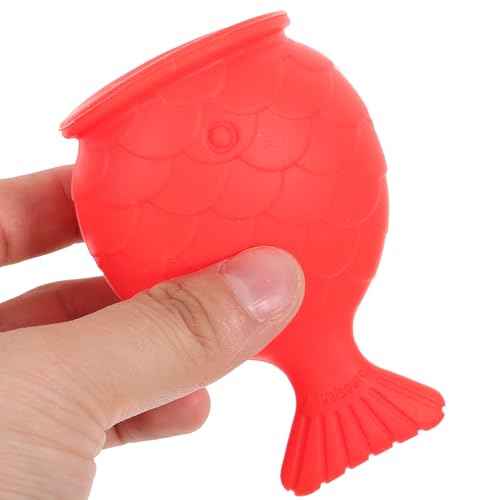 Silicone Fish Lip Filler (red) Tools Reusable Lip Enhancer Lip Silicone Plumper Lip Plumping Device Lip Suction Plumper Womens Lip Plumper Lip Silicone Plumping Device