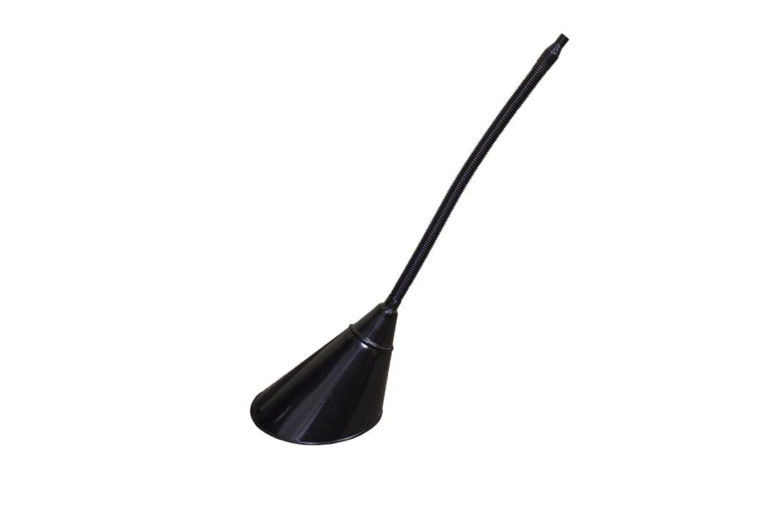 Funnel King 94492 2 Qt Transmission Funnel W/Flex Spout & Screen - Painted Black, Multicolor