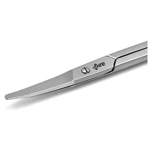 Baby Nail Scissors With Round Tip 4.5" Eyebrow, Dry Skin, Eyelash, Nose Hair For Men And Women Daily Use