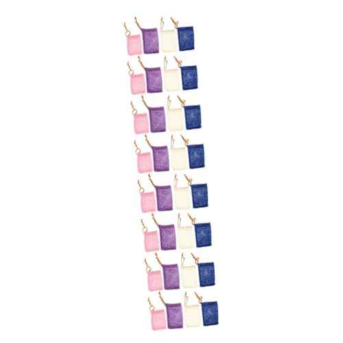 32pcs Soap Foaming Net Pouches for Bar Soap Storage Drawstring Bath Bags for and Easy Drying for Bathroom Travel