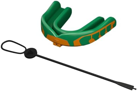 Velocity Champion Youth Mouthguard, 2 Pack, Green & Yellow - for Ages 11 to 18 - Ideal for Lacrosse, Football, Hockey, Basketball, Soccer, Boxing, Martial Arts, Field Hockey, and More