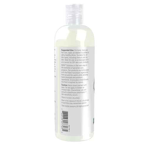 NOW Foods Solutions, Liquid Coconut Oil, Light and Nourishing, Promotes Healthy-Looking Skin and Hair, 16-Ounce