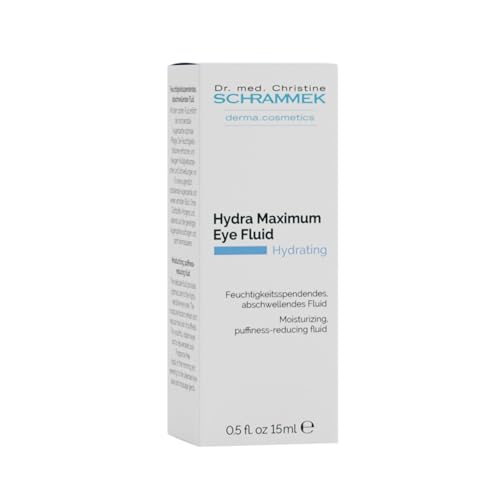 Hydra Maximum Eye Fluid (0.5 fl oz) - Reduces Fine Lines, Wrinkles & Dark Circles ? Under Eye Treatment - Hyaluronic Acid - Eye Care - Dr. Schrammek