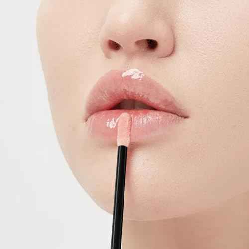 Chanaco 700Pcs Lip Wands Applicators Disposable Black Lip Brushes for Lipstick Lip Gloss Testers Wands Lint Applicator Makeup Beauty Tools for Women