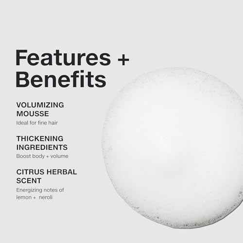Paul Mitchell Extra-Body Sculpting Foam, Adds Fullness, Touchable Finish, For Fine Hair