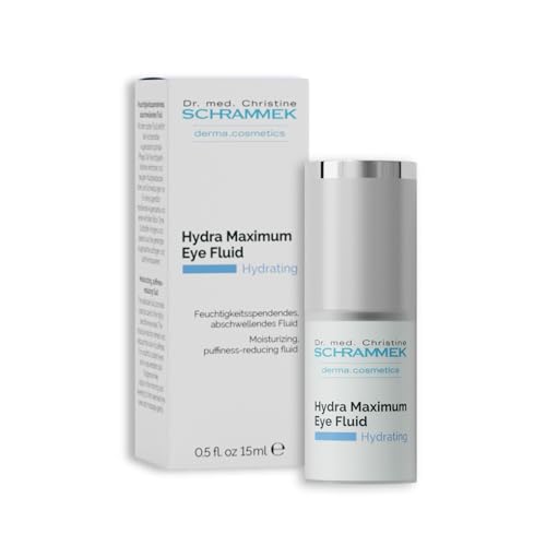 Hydra Maximum Eye Fluid (0.5 fl oz) - Reduces Fine Lines, Wrinkles & Dark Circles ? Under Eye Treatment - Hyaluronic Acid - Eye Care - Dr. Schrammek