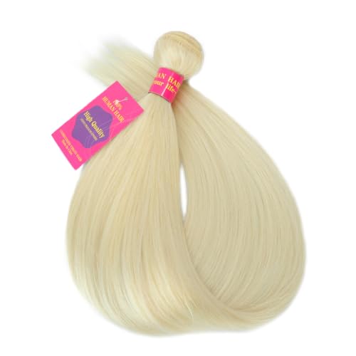 613 Bundle Human Hair 28 Inch Straight Blonde 1 Bundle Human Hair 14A Grade 100% Unprocessed Brazilian Virgin 613 Straight 1 Bundle