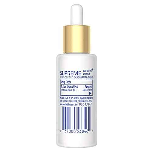 Head & Shoulders Supreme with Argan Oil and Vitamin E, Hydrating Scalp Serum, Fresh, 1.3 Fl Oz