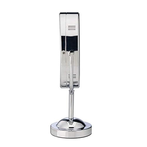 Conair Lighted Makeup Mirror, LED Vanity Mirror, 1X/7X Magnifying Mirror, Double Sided, Corded in Polished Chrome