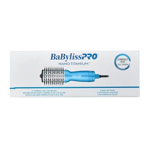 BaBylissPRO¢ç Nano Titanium¢â COMPACT TOOLS deliver full power in a compact size - deep waver, hair dryer, hot air brush, paddle brush, wand