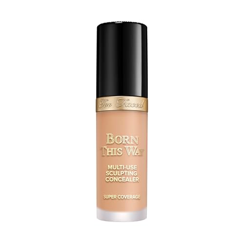 Too Faced Born This Way Super Coverage Multi-Use Concealer | Full Coverage, Non-Comedogenic, Oil Free + Long Lasting Concealer | Hyaluronic Acid, Coconut Water + Alpine Rose