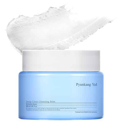 Pyunkang Yul PKY Deep Clear Cleansing Balm, All in One Facial Cleanser for Heavy Makeup Removal, Moisturized Finish with Plant Based Oil, Korean Skincare (3.38 Fl.Oz, 100ml)